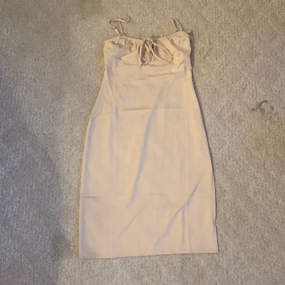 Cream Dress Mini